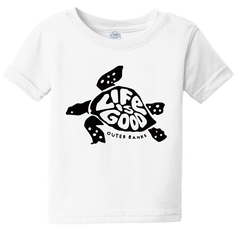 Life Is Good Turtle Outer Banks Baby Tee by bergassejahtera | Artistshot