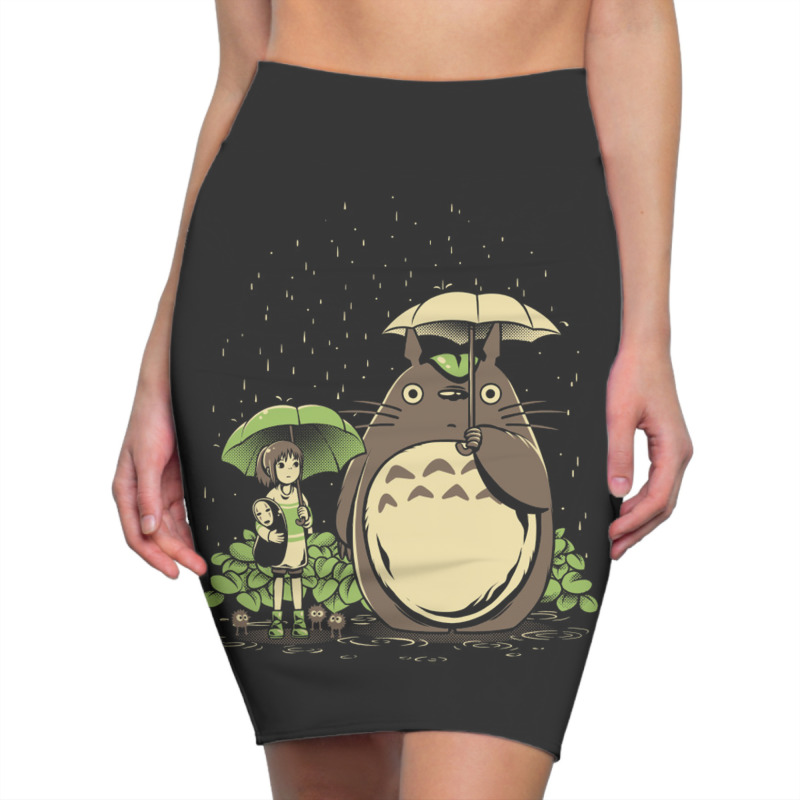 Chihiro And Totoro Pencil Skirts | Artistshot