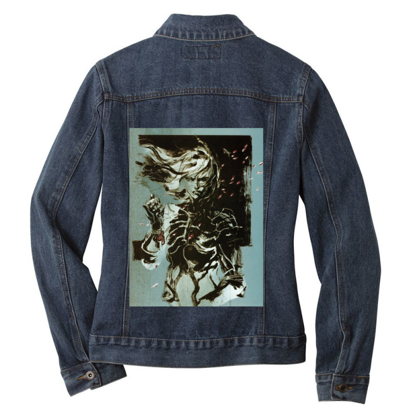 Metal Gear Solid Dark Ladies Denim Jacket by KelliBrimner | Artistshot