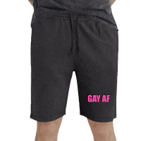 Gay Af - Pink Vintage Short | Artistshot