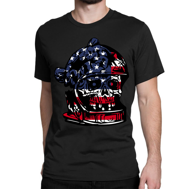 America Skull-0a4bv Classic T-shirt | Artistshot