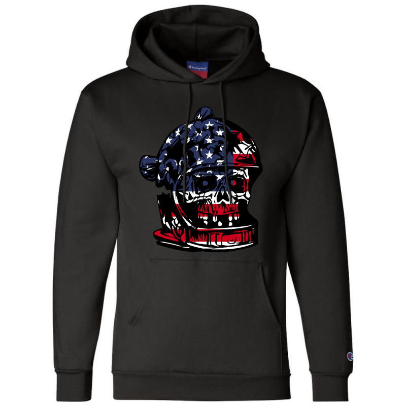 America Skull-0a4bv Champion Hoodie | Artistshot