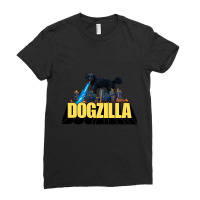 Dogzilla Ladies Fitted T-shirt | Artistshot