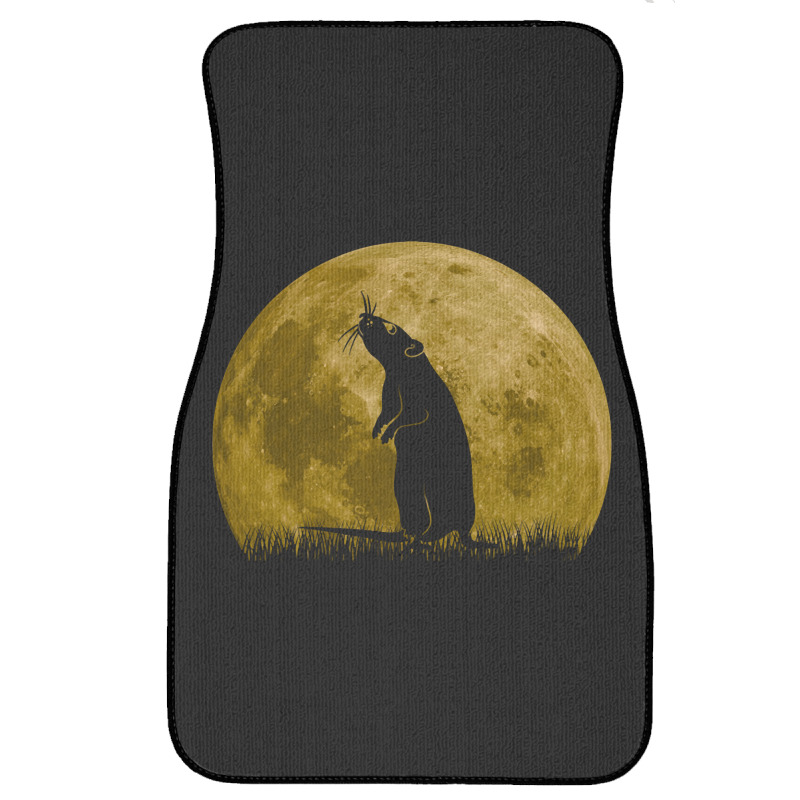 Rat Mouse Full Moon Rat Mouse Lover Front Car Mat | Artistshot