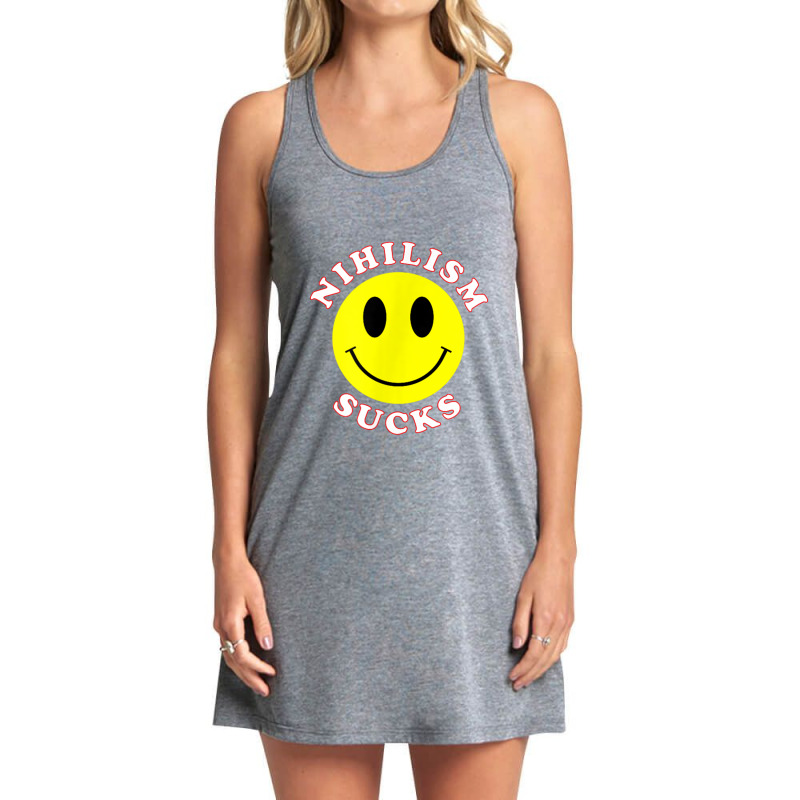 Nihilism Sucks Tank Dress by MaricelyOrtiz | Artistshot