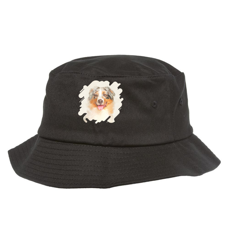 Australian Shepherd T  Shirt Australian Shepherd T  Shirt Bucket Hat by qrolfson600 | Artistshot