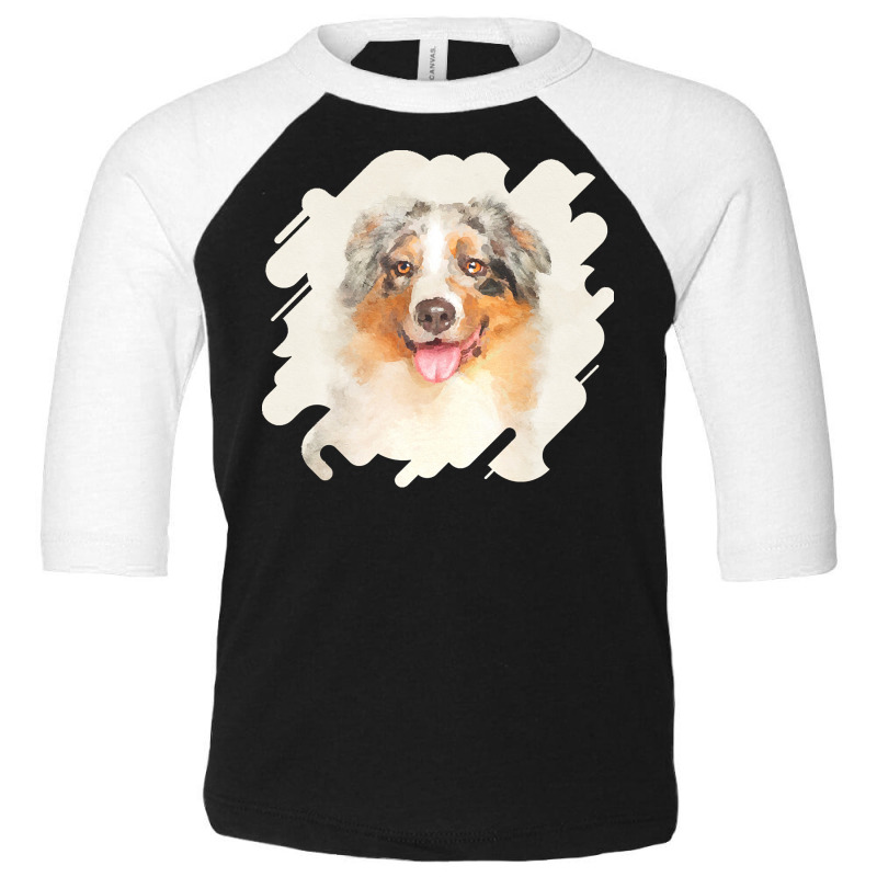 Australian Shepherd T  Shirt Australian Shepherd T  Shirt Toddler 3/4 Sleeve Tee by qrolfson600 | Artistshot