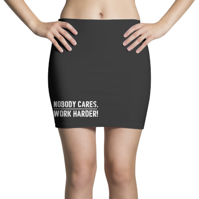 Lamar Jackson Nobody Cares Work Harder   For Dark Mini Skirts Designed By Hot Maker