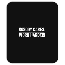 lamar jackson nobody cares work harder   for dark Mousepad | Artistshot