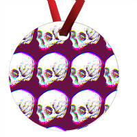 Skull Glitch Ornament | Artistshot