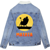 Matata Unisex Sherpa-lined Denim Jacket | Artistshot