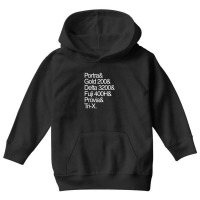 Helvetica Film Stock White Youth Hoodie | Artistshot