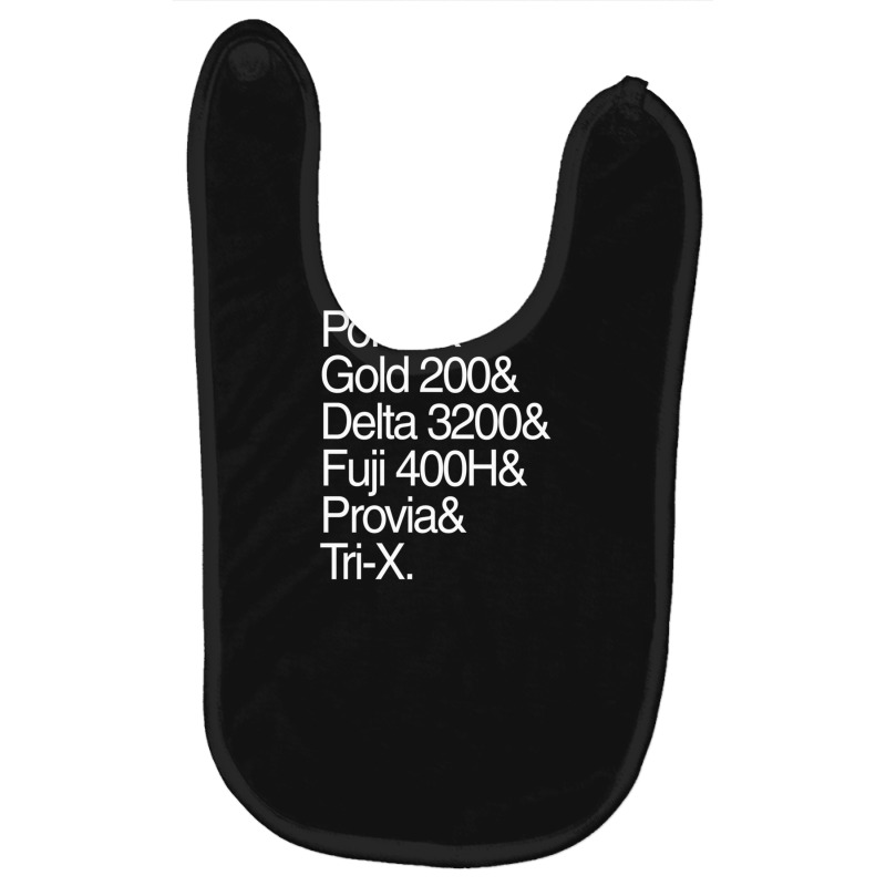 Helvetica Film Stock White Baby Bibs by LindsayAnnSkog | Artistshot