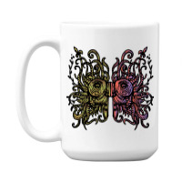 Mask Of An Aztec Warrior 15 Oz Coffee Mug | Artistshot