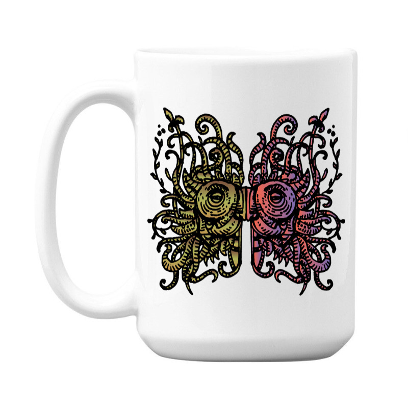 Mask Of An Aztec Warrior 15 Oz Coffee Mug | Artistshot