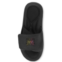 Mask Of An Aztec Warrior Slide Sandal | Artistshot