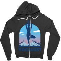 Yoga Meditation Gymnastics Spiritual Zipper Hoodie | Artistshot