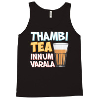 Tambi Tea Innum Varala Tamil Comedy Quote Chennai Tank Top | Artistshot