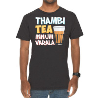 Tambi Tea Innum Varala Tamil Comedy Quote Chennai Vintage T-shirt | Artistshot