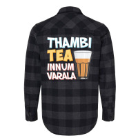 Tambi Tea Innum Varala Tamil Comedy Quote Chennai Flannel Shirt | Artistshot