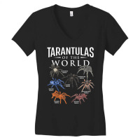 Tarantulas Of The World Arachnid Lover Spider Arachnophile Women's V-neck T-shirt | Artistshot