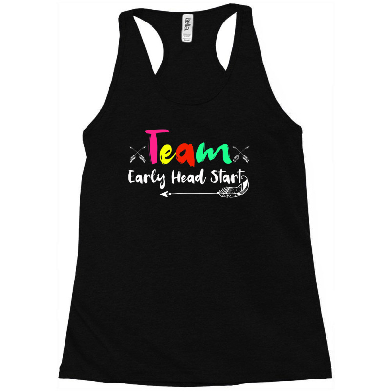 Team Early Head Start Back To School Teacher Adults Racerback Tank by Min06 | Artistshot