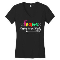 Team Early Head Start Back To School Teacher Adults Women's V-neck T-shirt | Artistshot