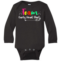 Team Early Head Start Back To School Teacher Adults Long Sleeve Baby Bodysuit | Artistshot