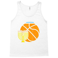 Jewish Basketball Menorah Hanukkah Chanukah Sport Lover Gift Tank Top Designed By Lequyardore4