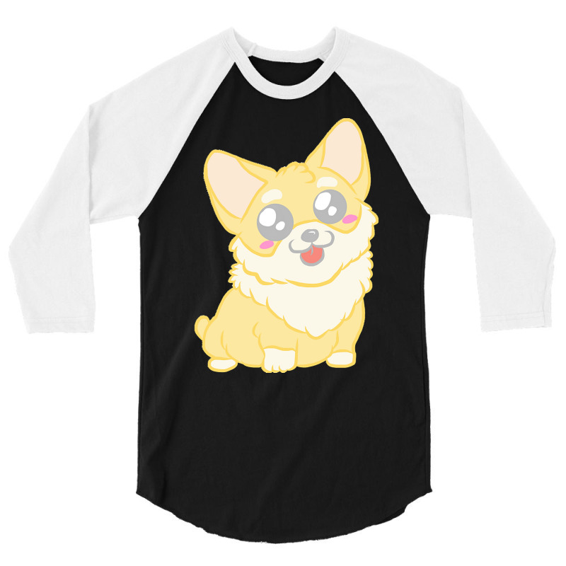 Cute Corgi Dog T  Shirt Cute Corgi Dog Gifts Corgis Owner Clothes Funn 3/4 Sleeve Shirt | Artistshot