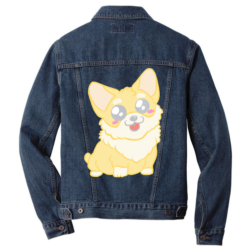 Cute Corgi Dog T  Shirt Cute Corgi Dog Gifts Corgis Owner Clothes Funn Men Denim Jacket | Artistshot