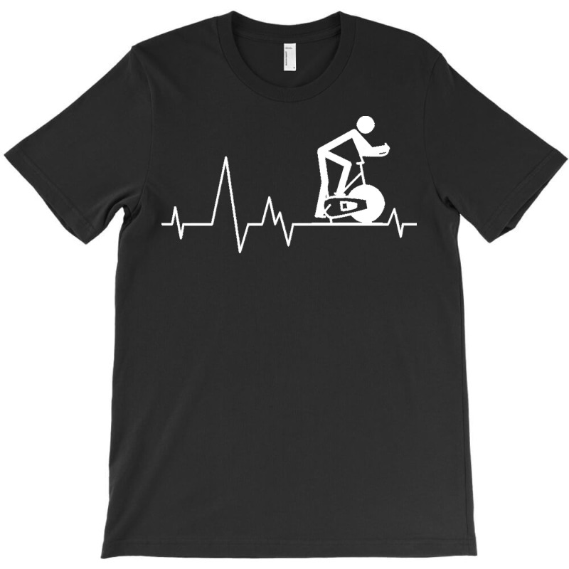 Cycling T  Shirt Indoor Spinning Cycle Heartbeat T  Shirt T-shirt | Artistshot