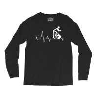 Cycling T  Shirt Indoor Spinning Cycle Heartbeat T  Shirt Long Sleeve Shirts | Artistshot