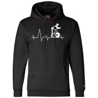 Cycling T  Shirt Indoor Spinning Cycle Heartbeat T  Shirt Champion Hoodie | Artistshot