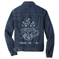 Coffee And Friends Make The Perfect Blend Men Denim Jacket | Artistshot