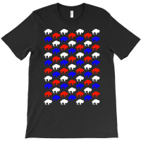 Standing Buffalo Pattern T-shirt | Artistshot