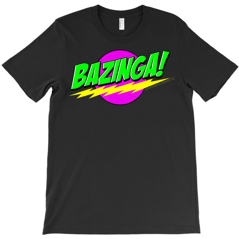 The Big Bang Theory Neon Bazinga! T-shirt | Artistshot