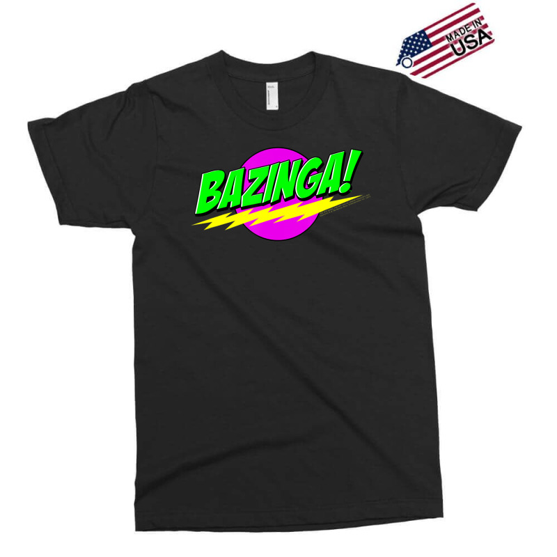 The Big Bang Theory Neon Bazinga! Exclusive T-shirt | Artistshot