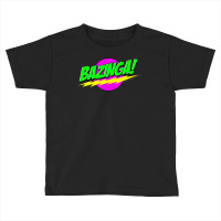 The Big Bang Theory Neon Bazinga! Toddler T-shirt | Artistshot