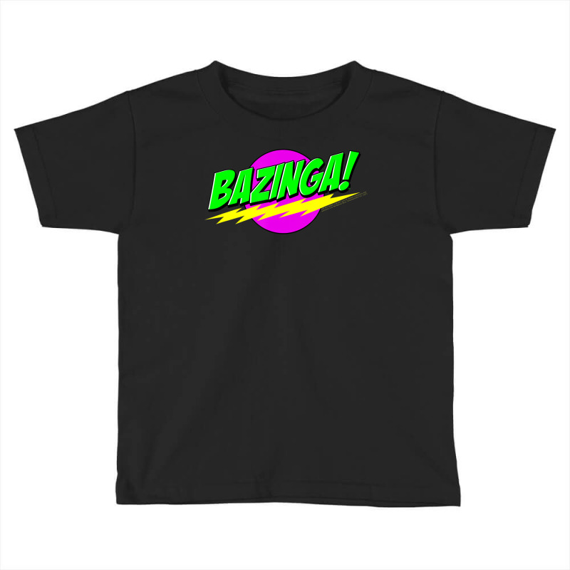 The Big Bang Theory Neon Bazinga! Toddler T-shirt | Artistshot