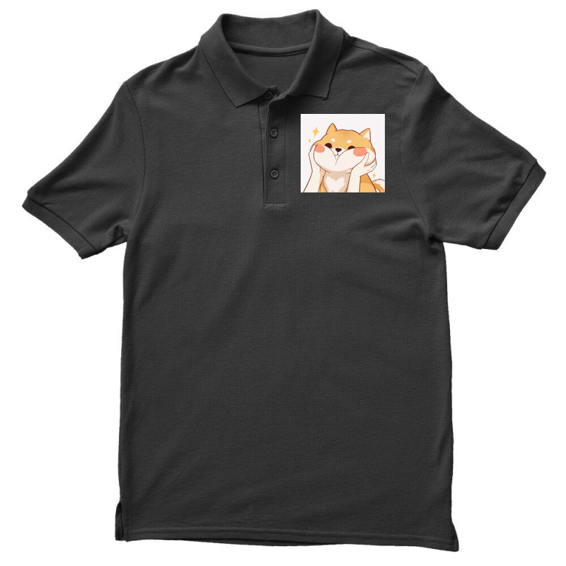 Kawaii Shiba Inu Men's Polo Shirt | Artistshot