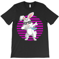 Dabbing Bunny Funny Rabbit T  Shirt Funny Dabbit Dabbing Rabbit Sungla T-shirt | Artistshot