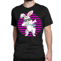 Dabbing Bunny Funny Rabbit T  Shirt Funny Dabbit Dabbing Rabbit Sungla Classic T-shirt | Artistshot