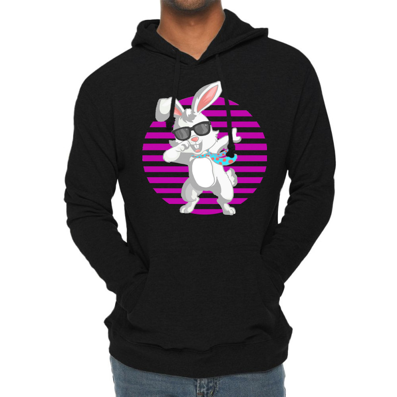 Dabbing Bunny Funny Rabbit T  Shirt Funny Dabbit Dabbing Rabbit Sungla Lightweight Hoodie | Artistshot