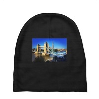 London Tower Bridge Photography Baby Beanies | Artistshot