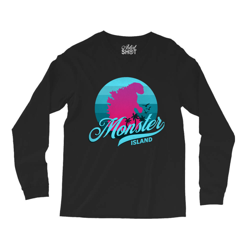 Monster Island (3) Long Sleeve Shirts by greggjvandervor | Artistshot