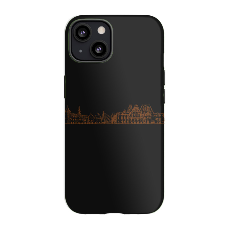 Riga Hand Drawn Skyline Iphone 13 Case | Artistshot