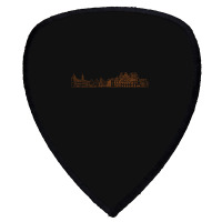 Riga Hand Drawn Skyline Shield S Patch | Artistshot