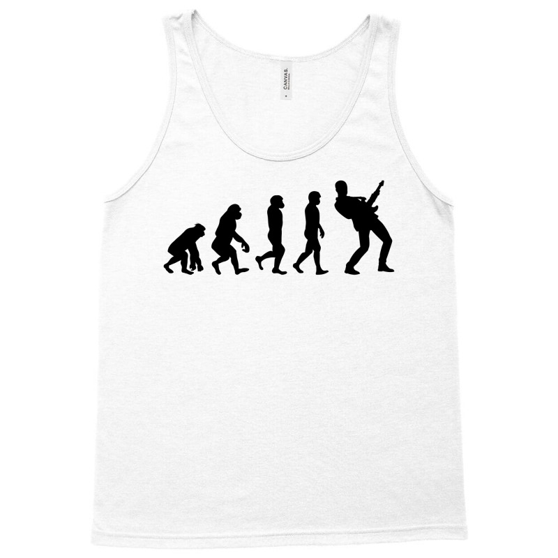 Bass Guitar Player Musician Bassist Evolution Tank Top by Tasteful Tees | Artistshot