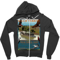 River Murray Retro Travel 01a Zipper Hoodie | Artistshot